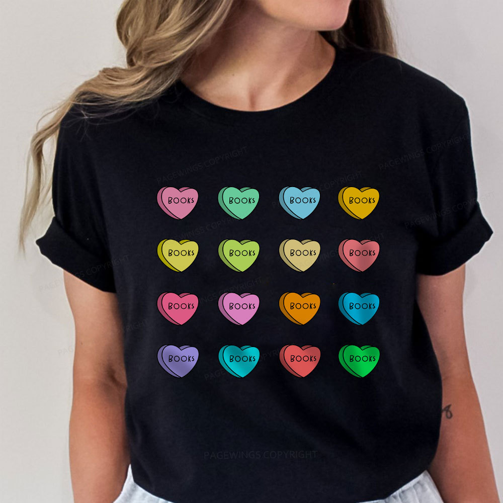 Pagewings Valentine's Day Librarian Unisex Classic T-shirt