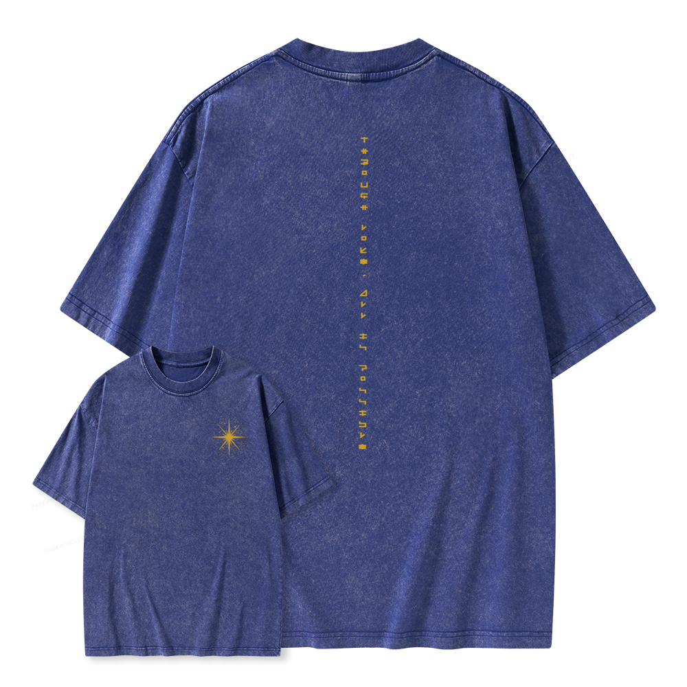 Pagewings Through Love All Is Possible Unisex Washed T-shirt