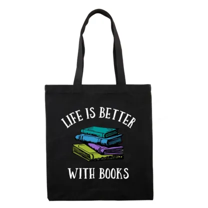Pagewings Life's Better With Books Tote Bag