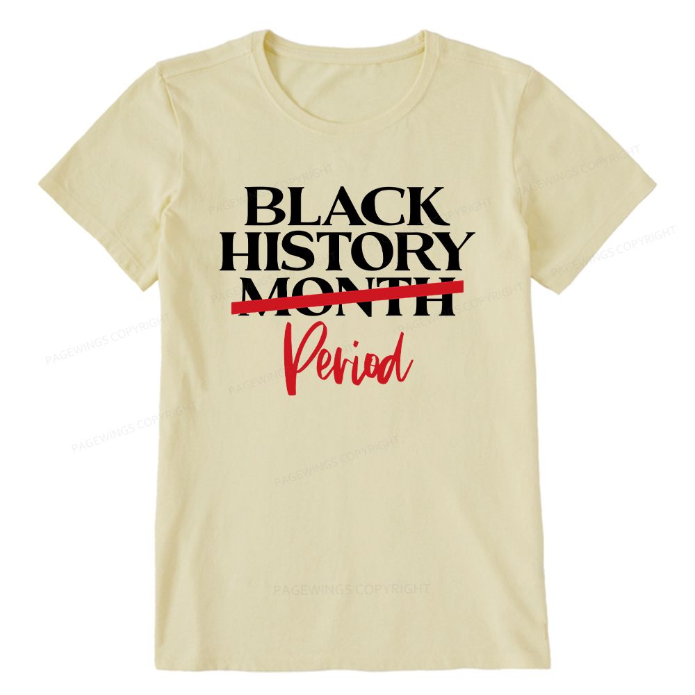 Pagewings Black History Month Period Unisex Classic T-shirt