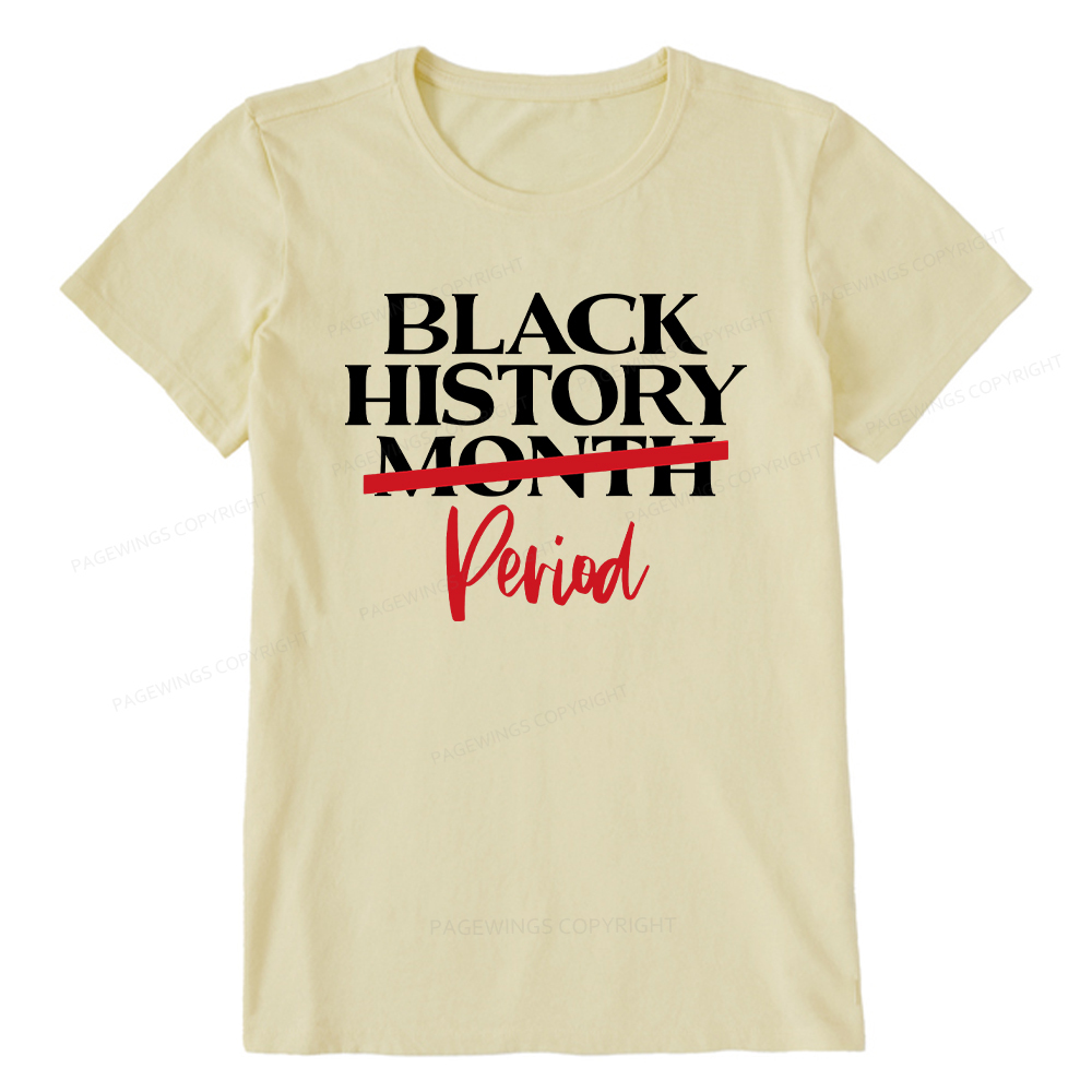 Pagewings Black History Month Period Unisex Classic T-shirt