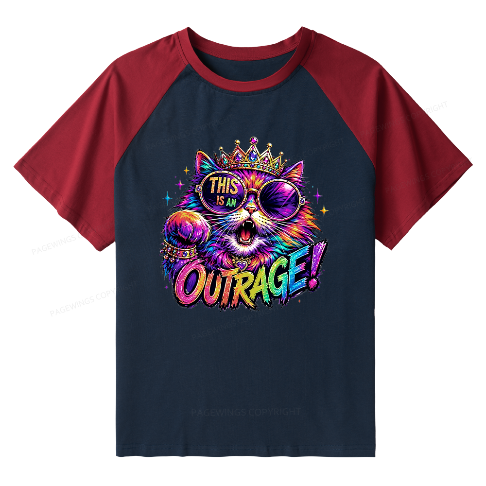Pagewings Sci-Fi Book Lover Raglan T-shirt