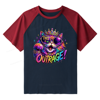 Pagewings Sci-Fi Book Lover Raglan T-shirt