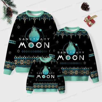 Pagewings Sanctuary Moon Unisex Ugly Knit Sweatshirt