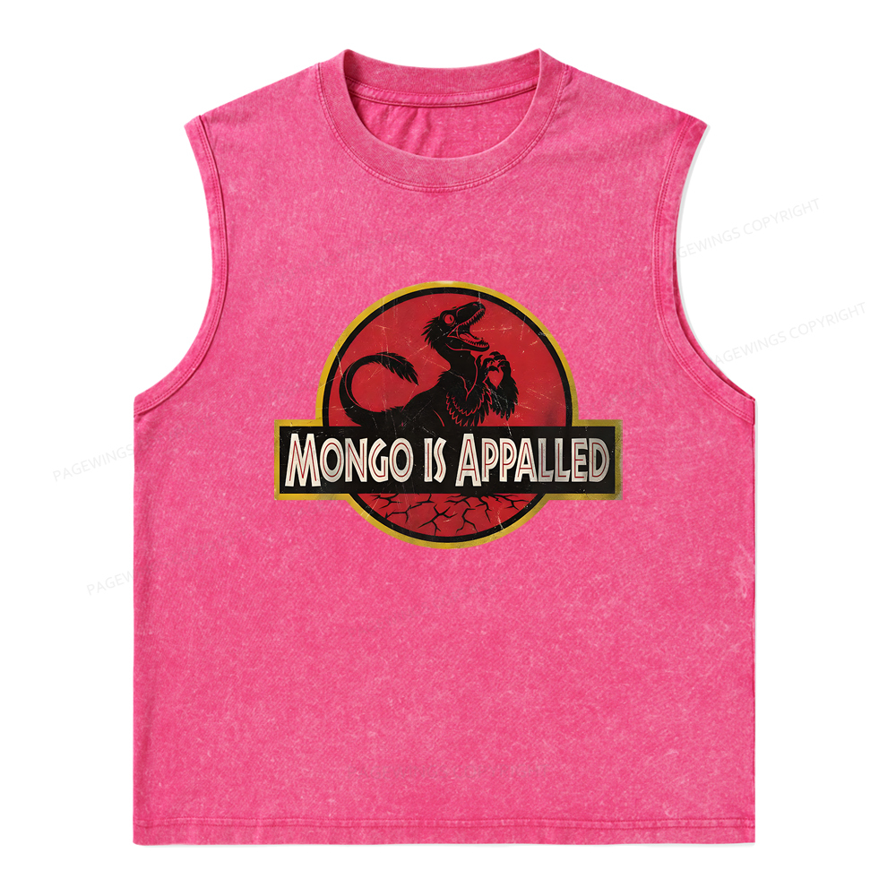 Pagewings Mongo Is Appalled Unisex Washed Tank Top