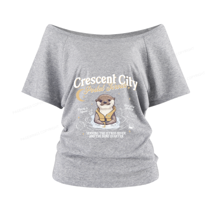 Pagewing Reading Fantasy Bookish Women Off Shoulder T-shirts