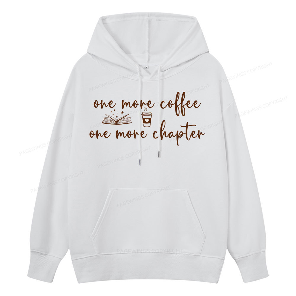 Pagewing Just One More Coffee and Books Unisex Classic Hoodie