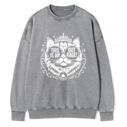 Pagewings Sci-Fi Bookish Unisex Washed Sweatshirt