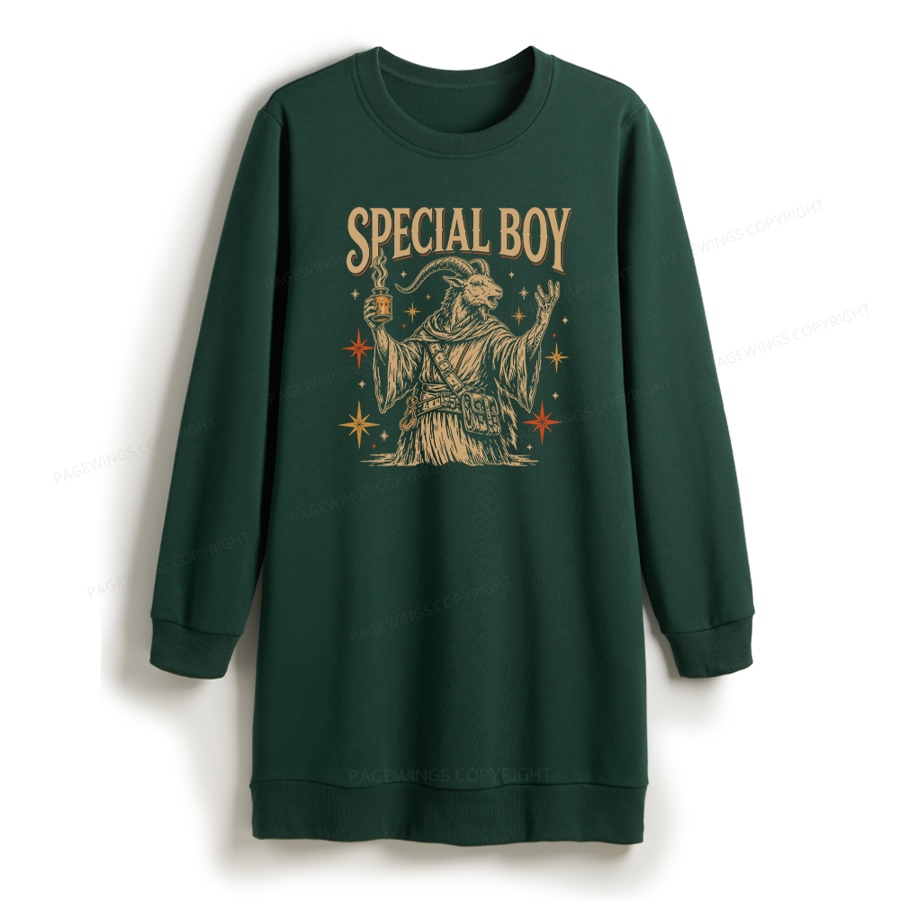 Pagewings Sci Fi Book Lover Sweatshirt Dress