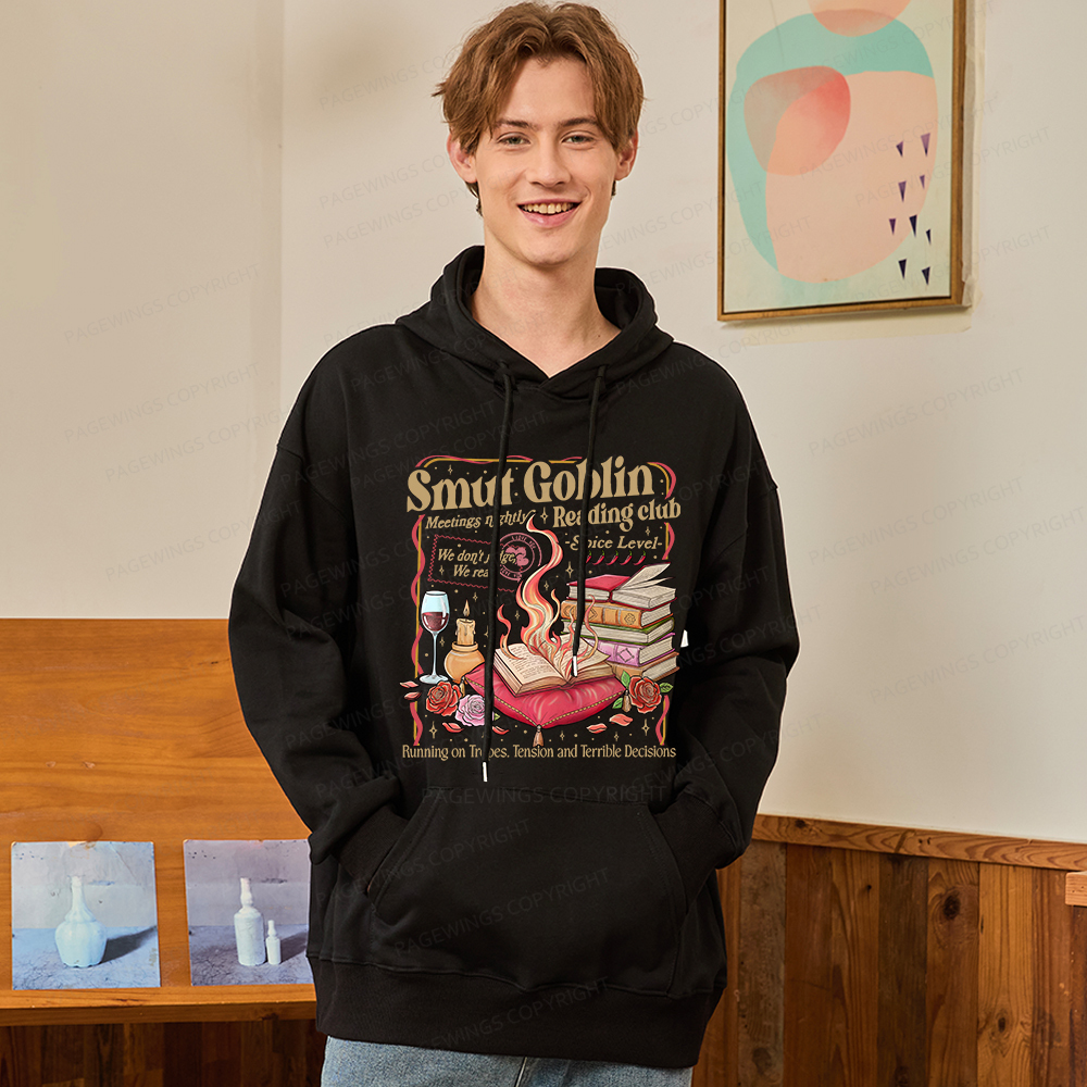 Pagewings Smut Goblin Dark Romance Bookish Unisex Classic Hoodie