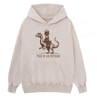 Pagewing Princess Donut Unisex Washed Hoodie