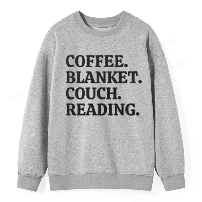 Pagewings Coffee Blanket Couch Reading Unisex Classic Sweatshirt