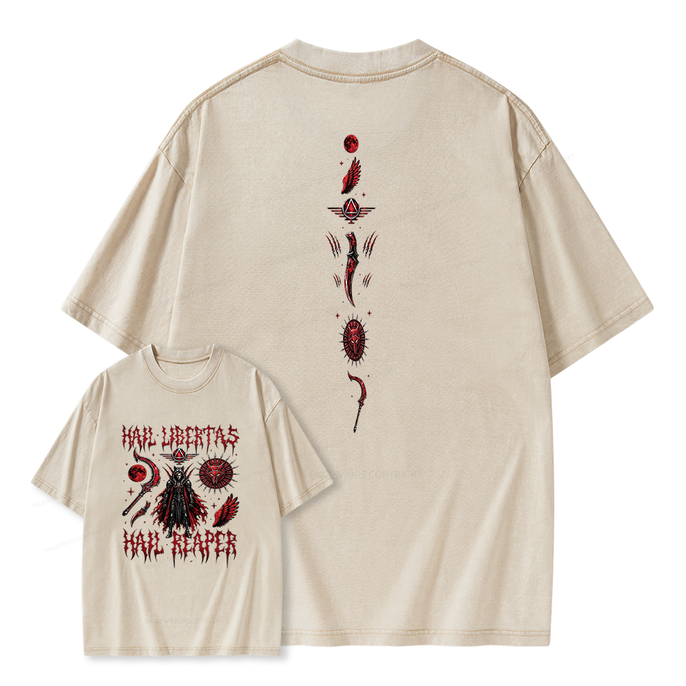 Pagewings Sci Fi Bookish Unisex Washed T-shirt