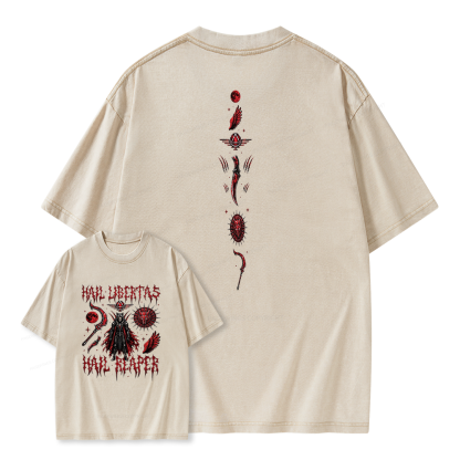 Pagewings Sci Fi Bookish Unisex Washed T-shirt