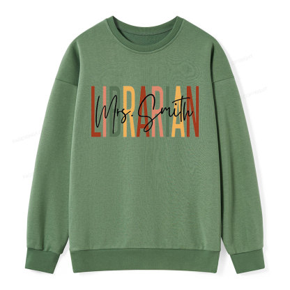 Pagewing Personalized Librarian Unisex Classic Sweatshirt