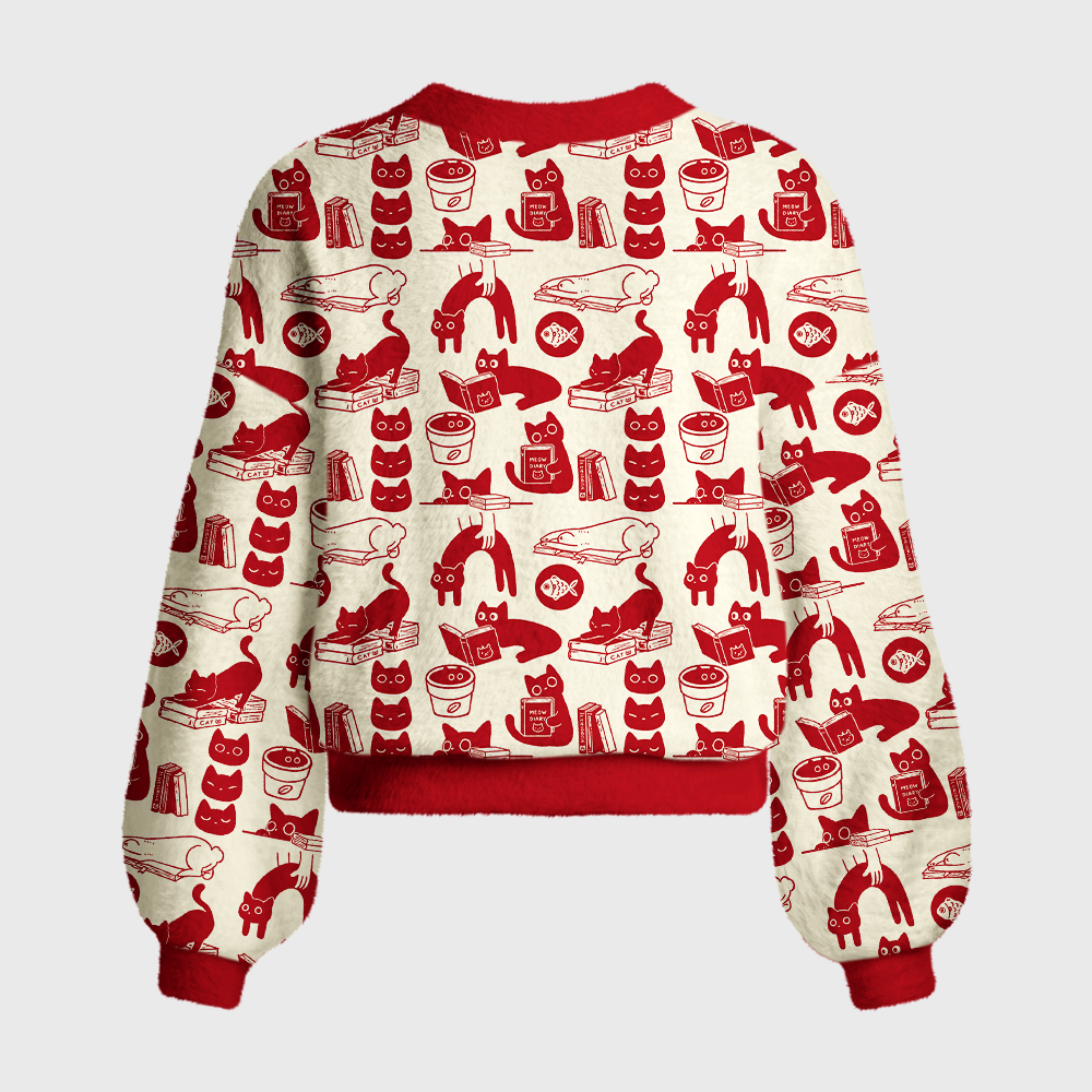 Pagewings Book Lover Women's Cardigan Sweater