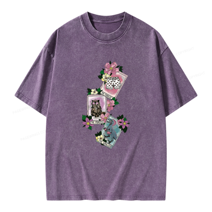 Pagewings Sci Fi Bookish Unisex Washed T-shirt