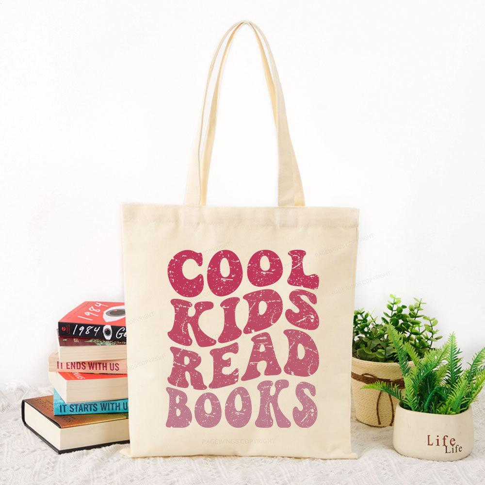 Pagewing Library Reader Book Nerd Tote Bag