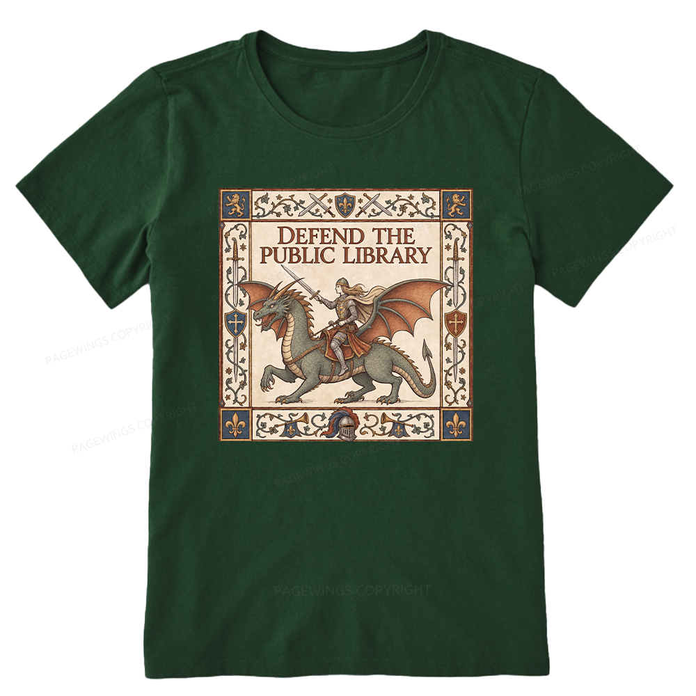 Pagewings Defend the Public Library Unisex Classic T-shirt
