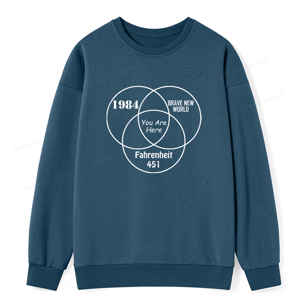 Pagewings I'm With The Banned Unisex Classic Sweatshirt