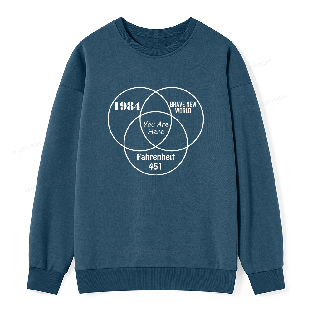 Pagewings I'm With The Banned Unisex Classic Sweatshirt