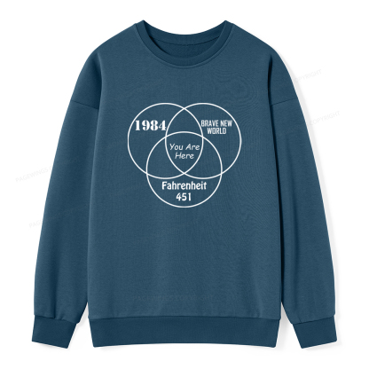 Pagewings I'm With The Banned Unisex Classic Sweatshirt