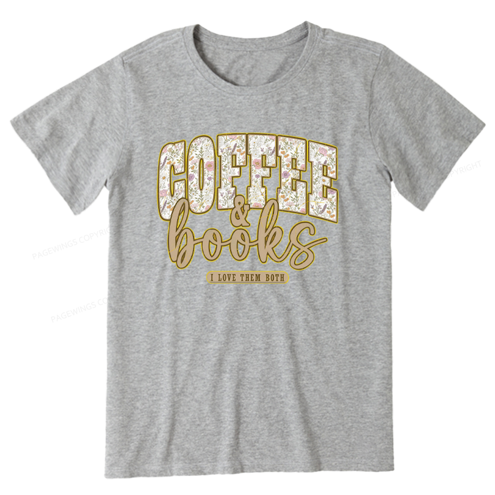 Pagewings Coffee And Books Unisex Classic T-shirt