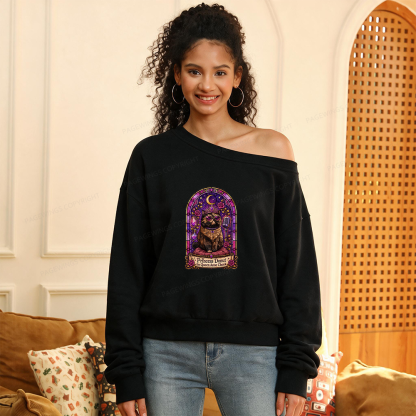 Pagewings Sci Fi Bookish Women Off Shoulder Sweatshirt