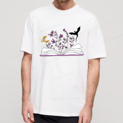 Pagewings The Flying Dragon In The Book Unisex Classic T-shirt
