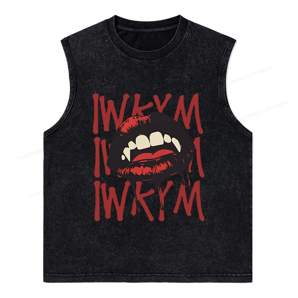 Pagewings Sci-Fi Novel Lover Unisex Washed Tank Top