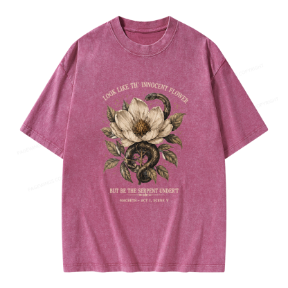 Pagewings Shakespeare Quote Unisex Washed T-shirt