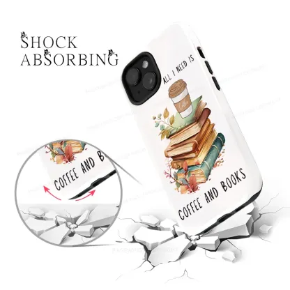 Pagewings Coffee And Books Phone Case
