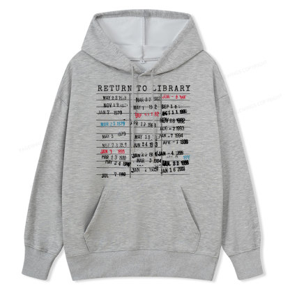 Pagewing Return To Library Unisex Classic Hoodie
