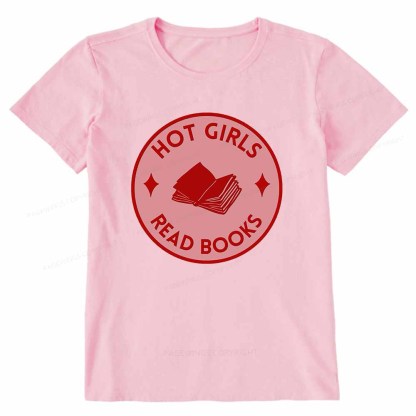 Pagewings Hot Girls Read Books Unisex Classic T-shirt