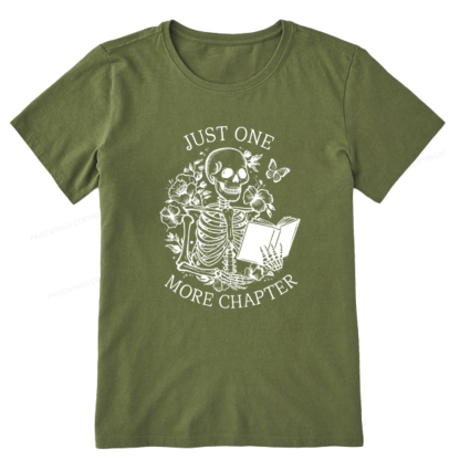 Pagewings One More Chapter Skeleton Unisex Tee Unisex Classic T-shirt