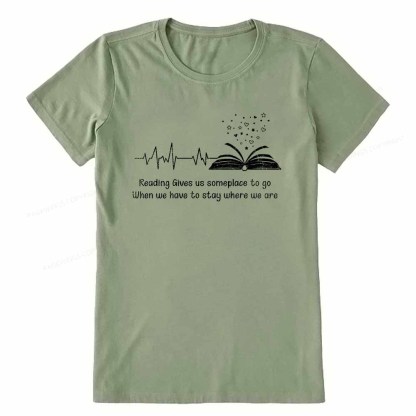 Pagewings Book Lovers Reading Reading Book Unisex Classic T-shirt