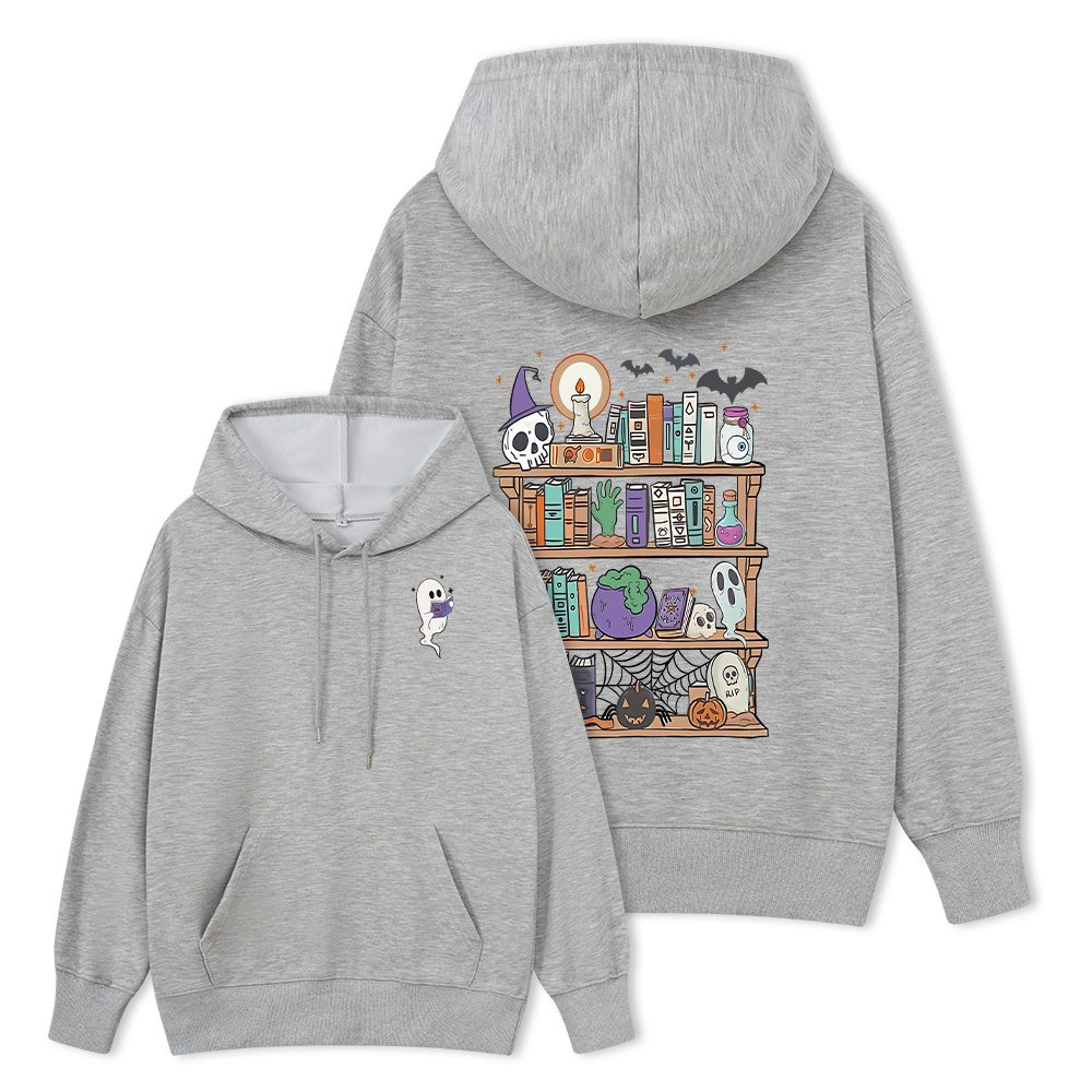 Pagewings  Ghost Book Reader Halloween Unisex Classic Hoodie