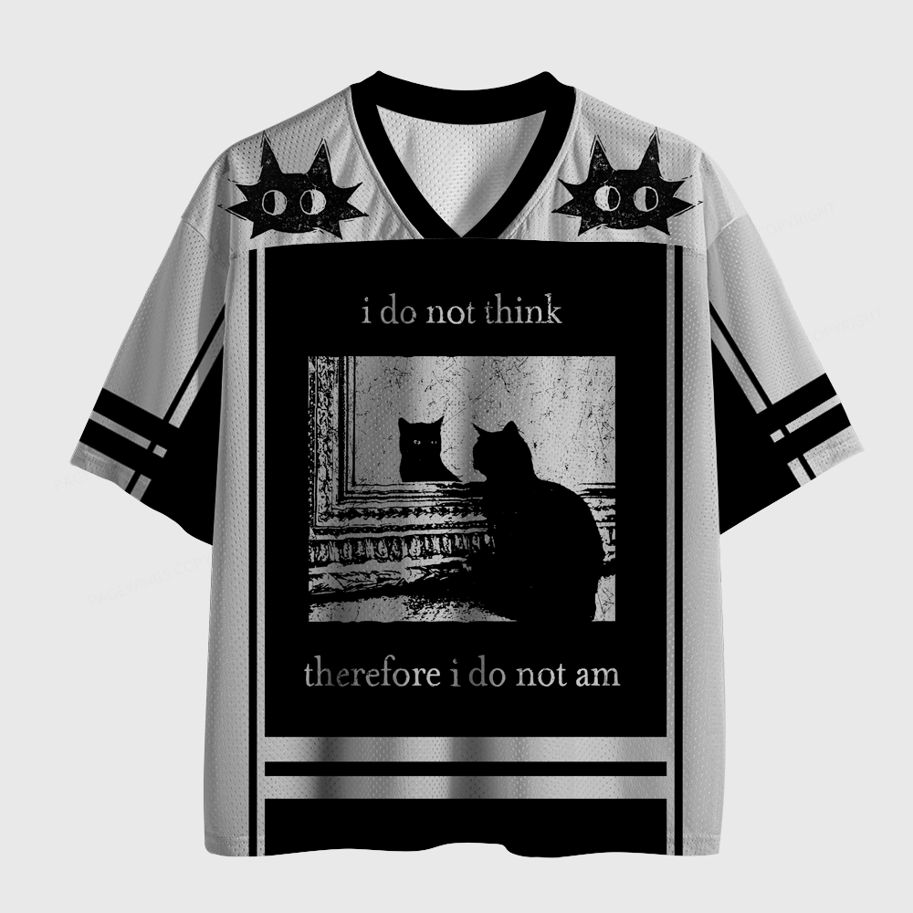 Pagewings I Do Not Think Unisex Mesh Jersey