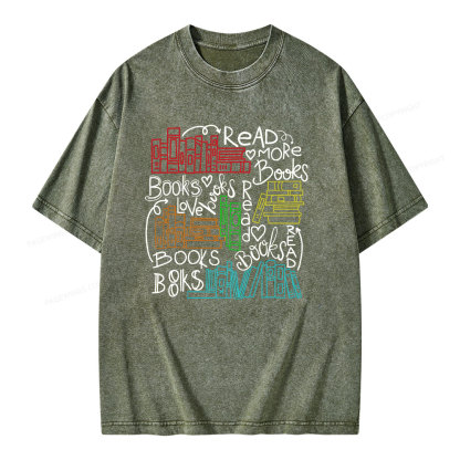 Pagewings Reading Week Shirt For Teachers & Read America Unisex Washed T-shirt
