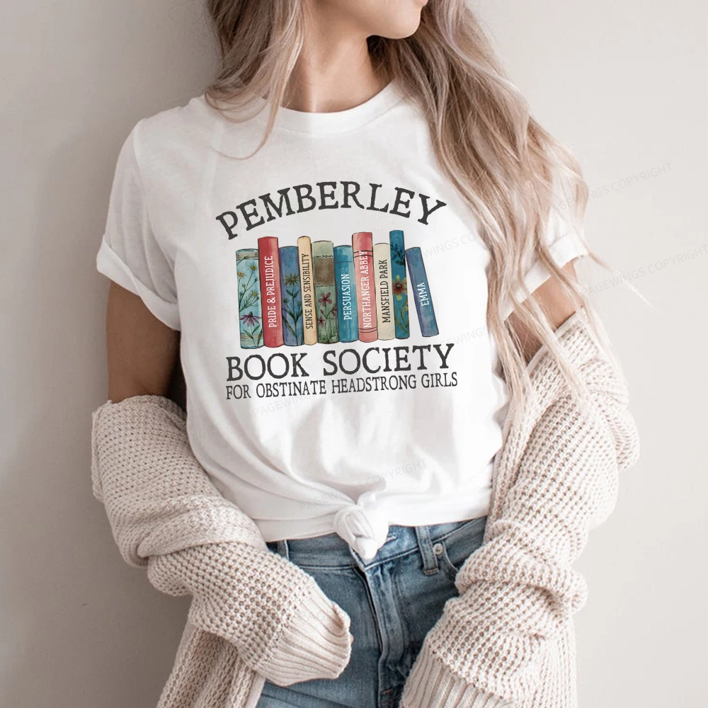 Pagewings Pemberley Book Society Unisex Classic T-shirt