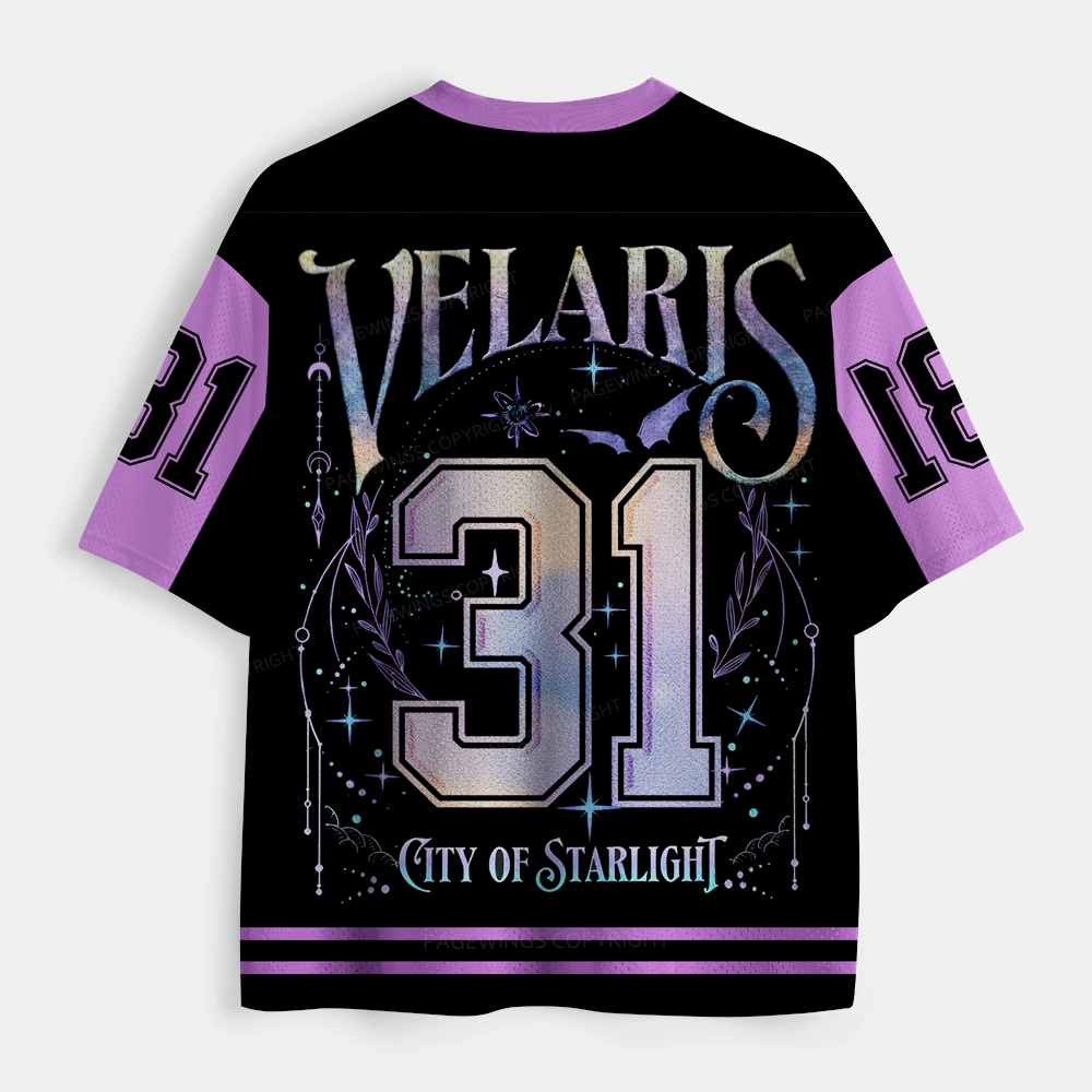 Pagewings Velaris City Of Starlight Unisex Mesh Jersey