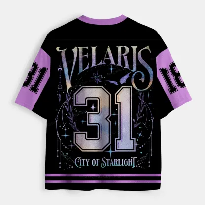 Pagewings Velaris City Of Starlight Unisex Mesh Jersey