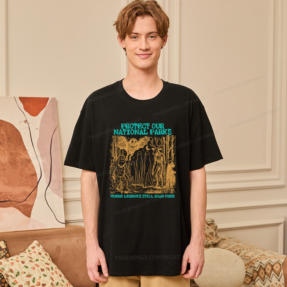 Pagewings Protect Our Parks Vintage Camping Unisex Classic T-shirt