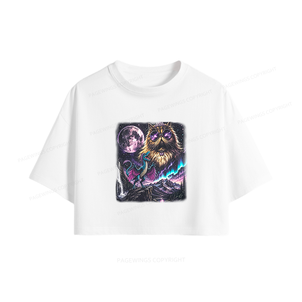 Pagewings Sci Fi Books Lover Women Crop Tops