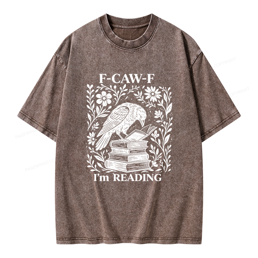 Pagewings I'm Reading Unisex Washed T-shirt