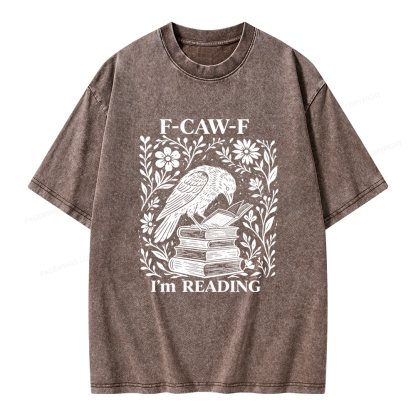 Pagewings I'm Reading Unisex Washed T-shirt