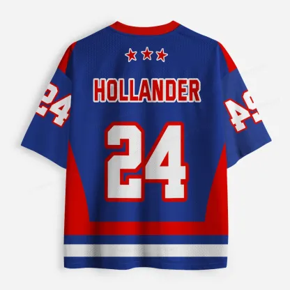 Pagewings Love Ice Hockey Unisex Mesh Jersey