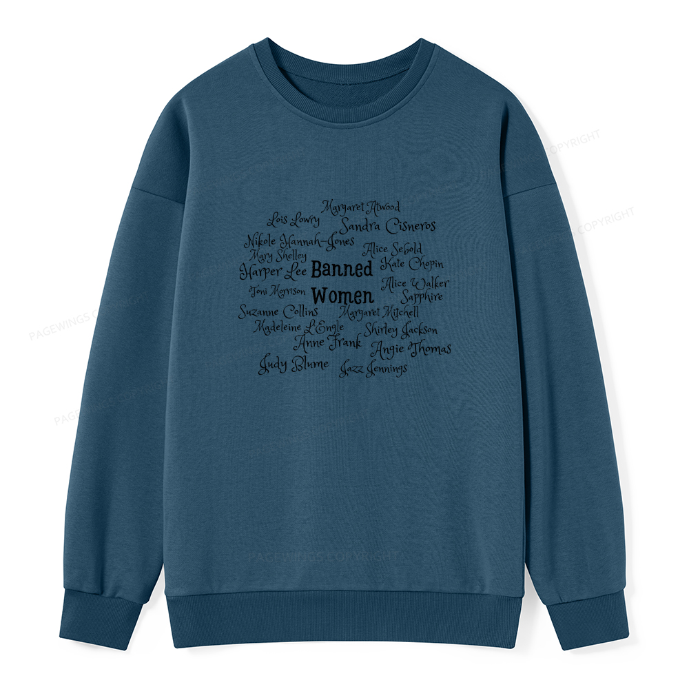 Pagewings Banned books Unisex Classic Sweatshirt