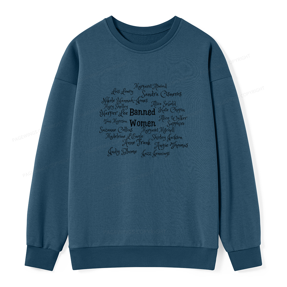 Pagewings Banned books Unisex Classic Sweatshirt