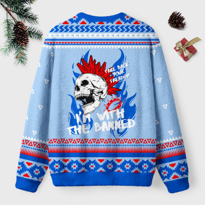 Pagewings Banned Books Unisex Ugly Light Knit Sweatshirt